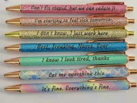 Snarky Funny Pen Sets