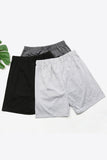 3-Pack Elastic Waist Shorts