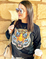 Eye of the Tiger Black Sweatshirt