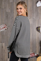 Kangaroo Pocket Loose Fit Sweatshirt