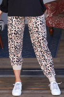 Trendy Leopard Print Joggers