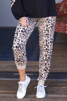 Trendy Leopard Print Joggers